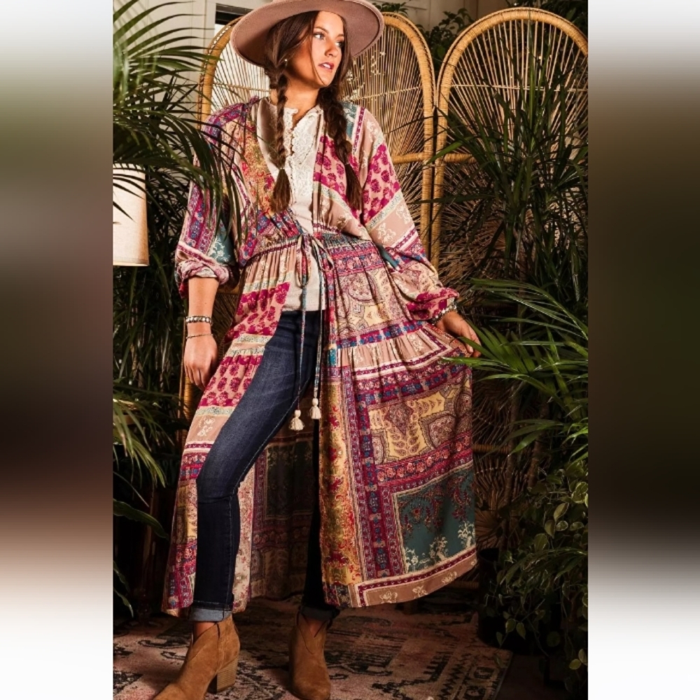 Gimmicks by BKE Mixed Print Duster